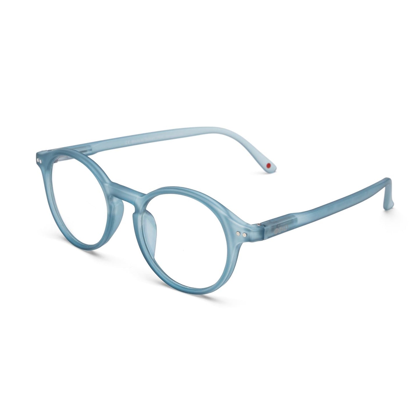 Blue Light Bloking Reader Glasses Loop Readers PC Soft Touch Blue Color - +1.50