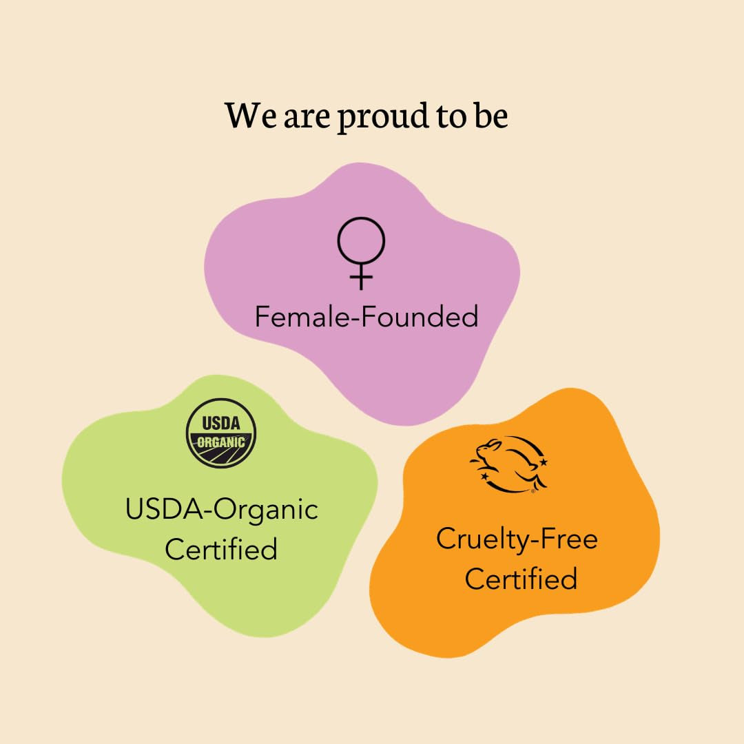 USDA Organic Certified Turmeric + Lemon Face Oil | Glowing + Nourishing Facial Oil for Women + Men with Organic Rosehip Oil + Jojoba Oil | 0.5Oz